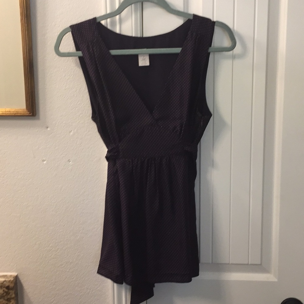 100% Silk Jcrew Polka Dot Blouse